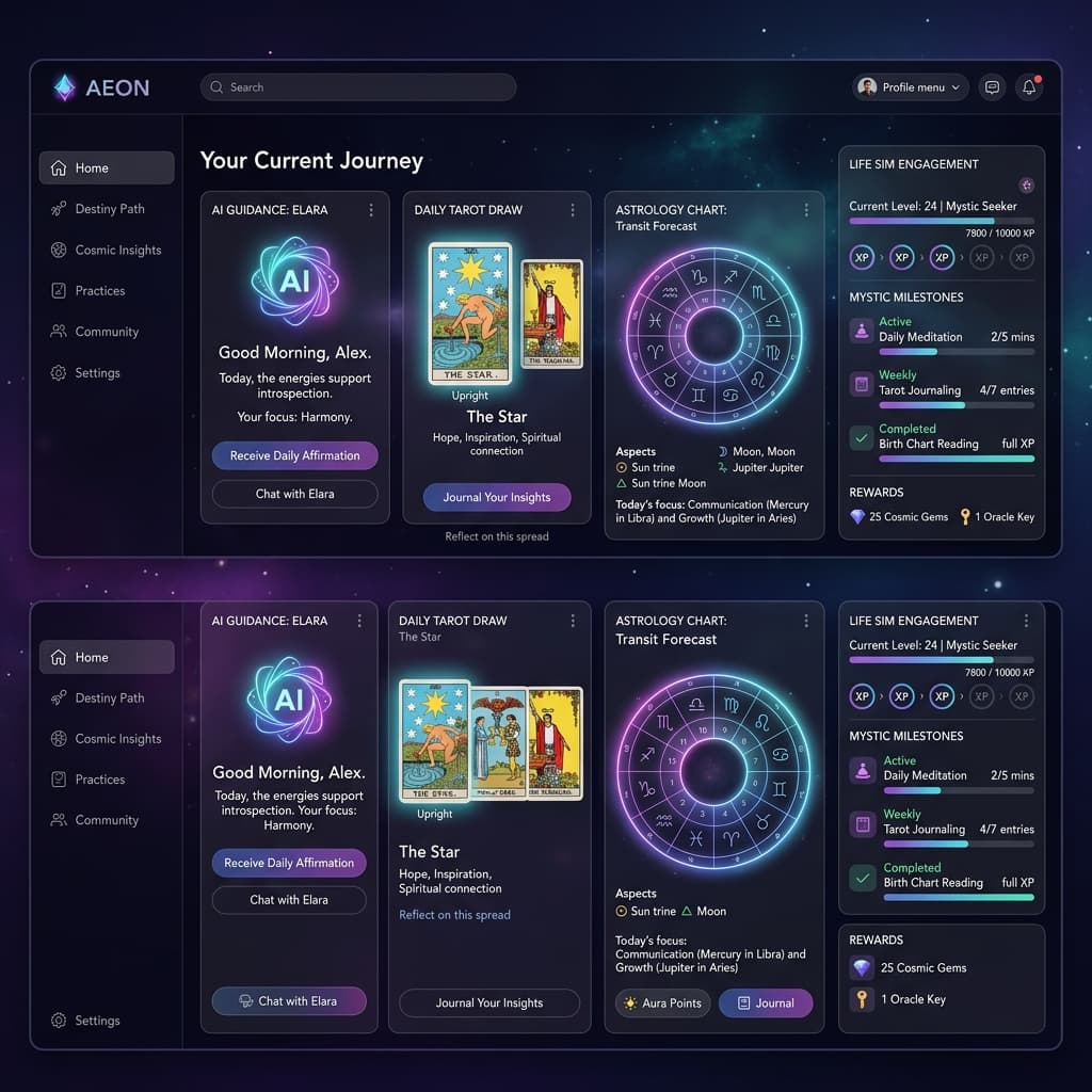 Lucidium World – Metaphysical Life-Simulation Platform